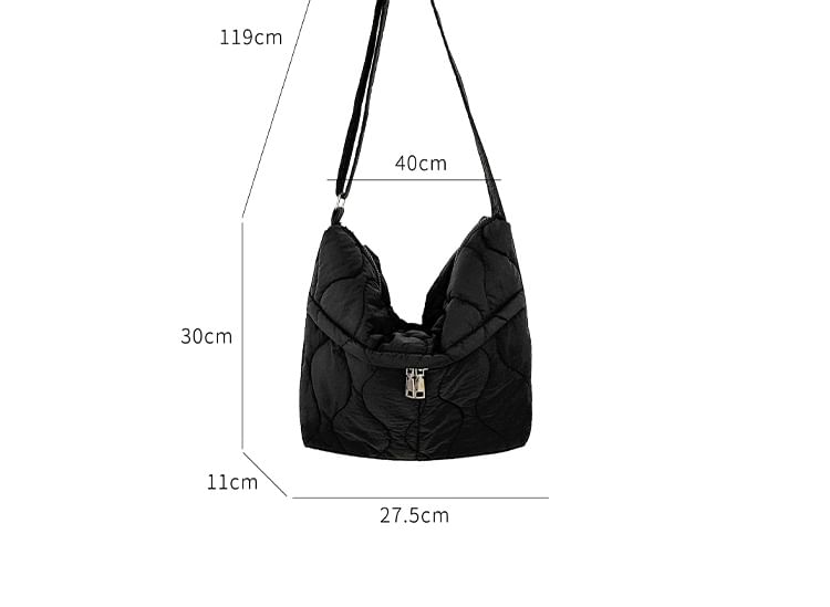Crossbody Plain Bag Quilted