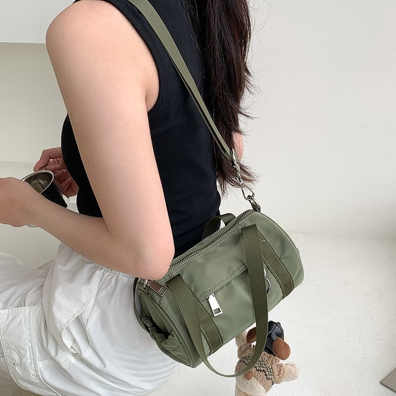 Top Handle Nylon Bag Crossbody