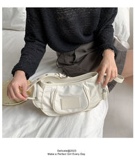 Bag Nylon Applique Shoulder