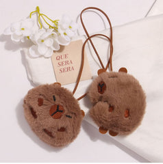 Capybara Chenille Bag Charm