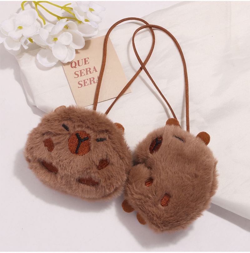 Capybara Chenille Bag Charm