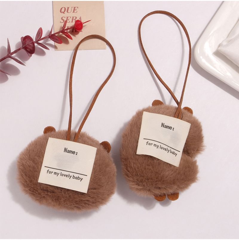 Capybara Chenille Bag Charm