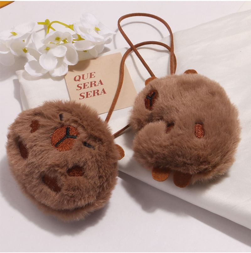 Capybara Chenille Bag Charm