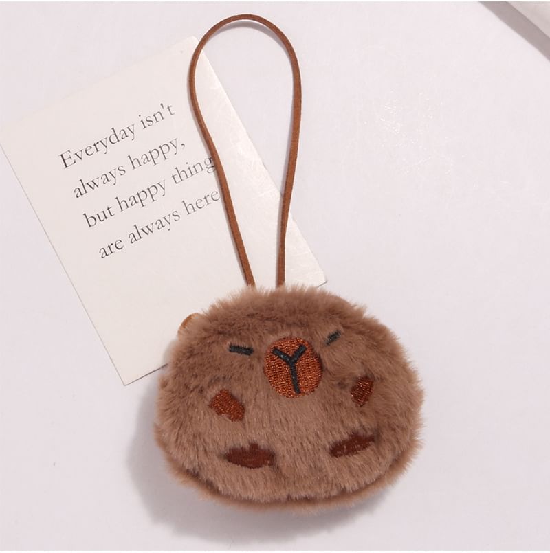 Capybara Chenille Bag Charm