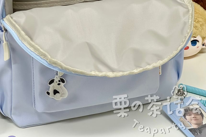 Plain Backpack / Bag Charm / Set