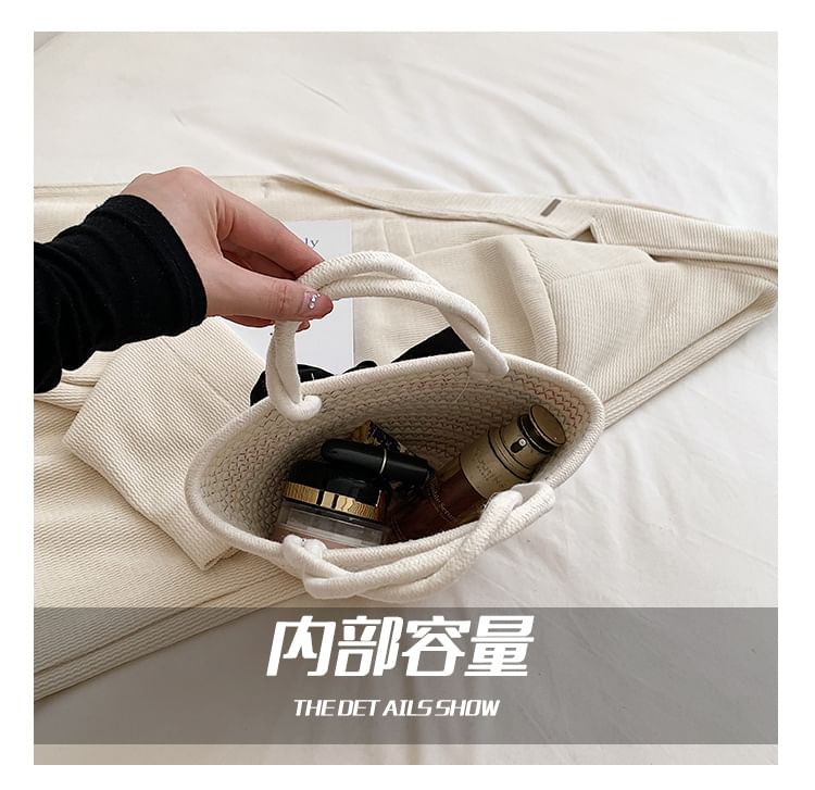Tote Woven Bag Bow