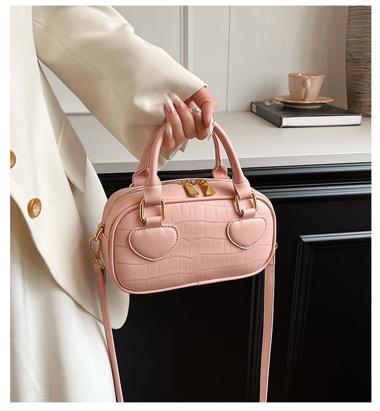 Croc Bag Handle Crossbody Top
