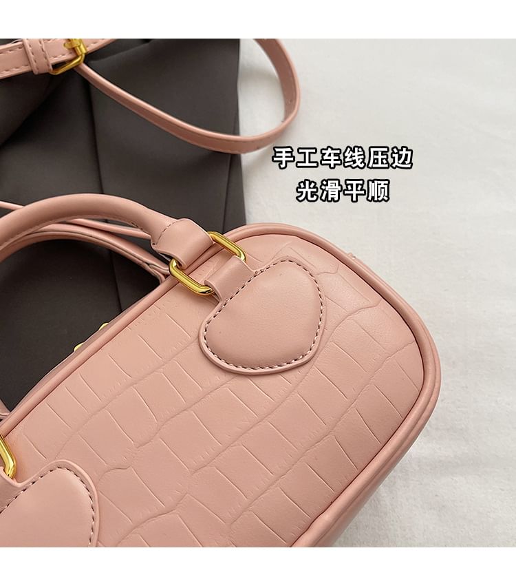 Croc Bag Handle Crossbody Top