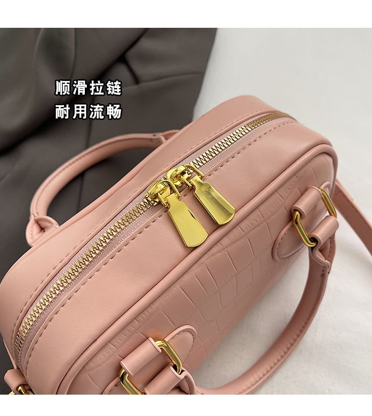 Croc Bag Handle Crossbody Top