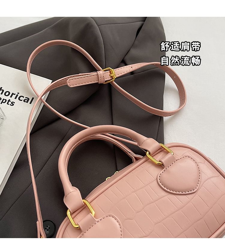 Croc Bag Handle Crossbody Top