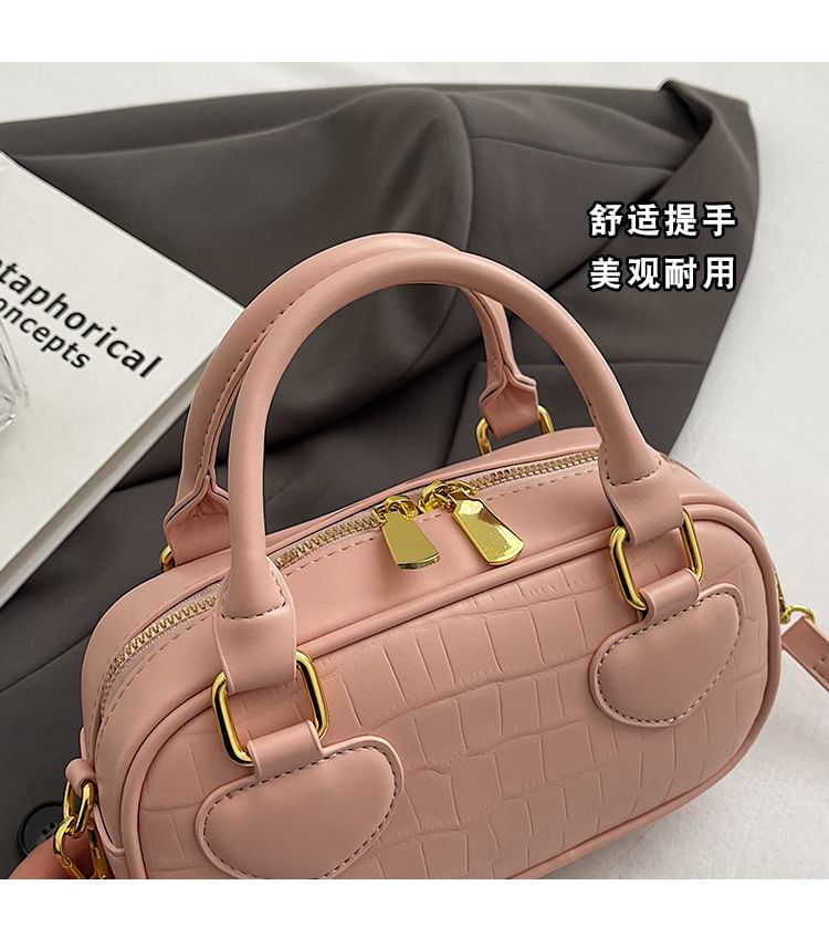 Croc Bag Handle Crossbody Top