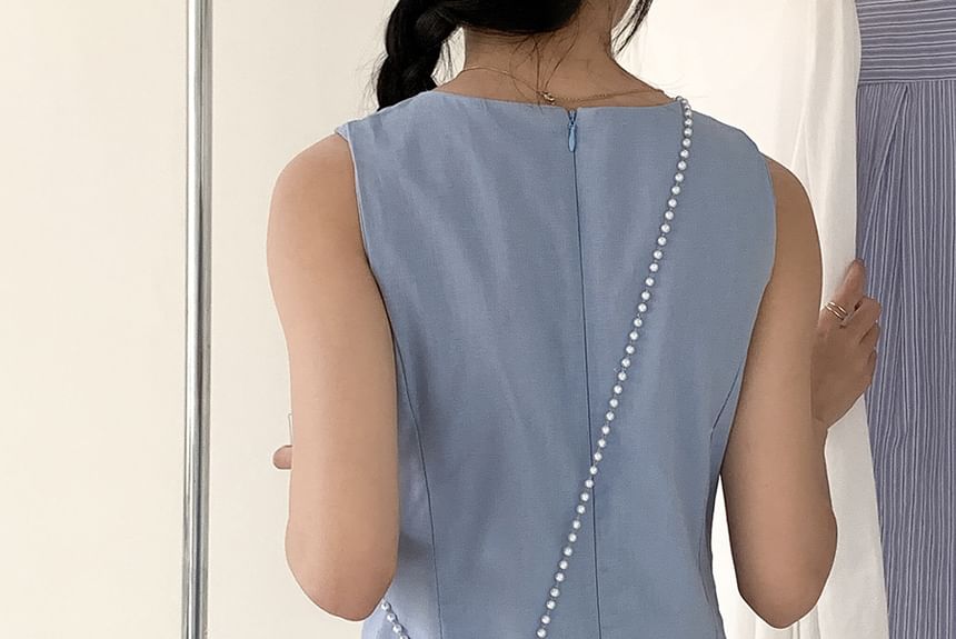Plain Crossbody Charm Faux + Bag Pearl Leather Strap