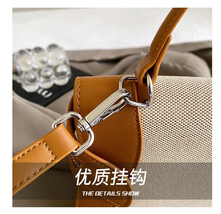 Tone Top Handle Crossbody Bag Two