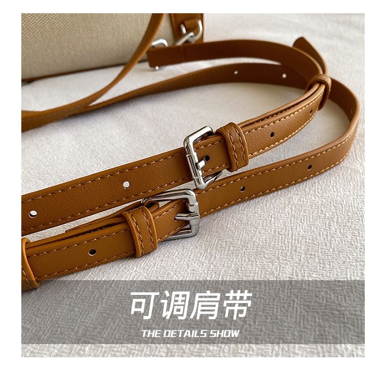 Tone Top Handle Crossbody Bag Two
