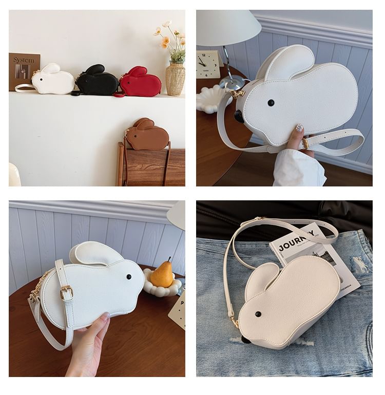 Crossbody Faux Leather Bag Rabbit