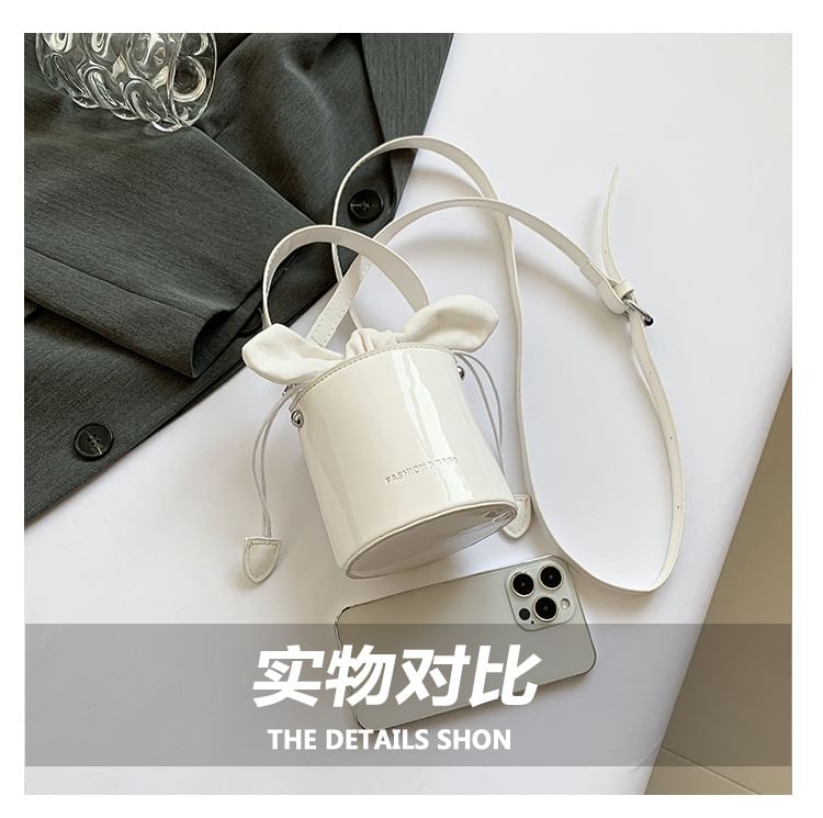 Bucket Faux Leather Bag