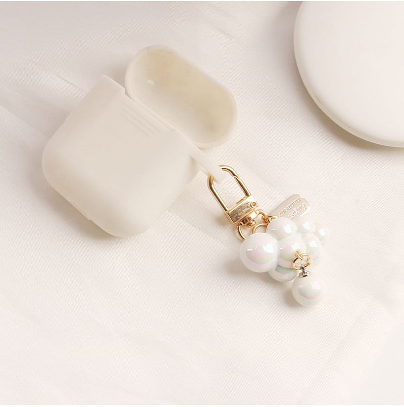 Cloud Faux Pearl Bag Charm Keyring Phone