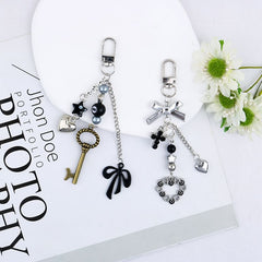 Alloy Bag Charm Keyring