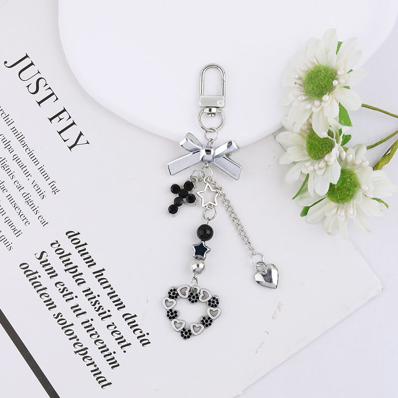 Alloy Bag Charm Keyring