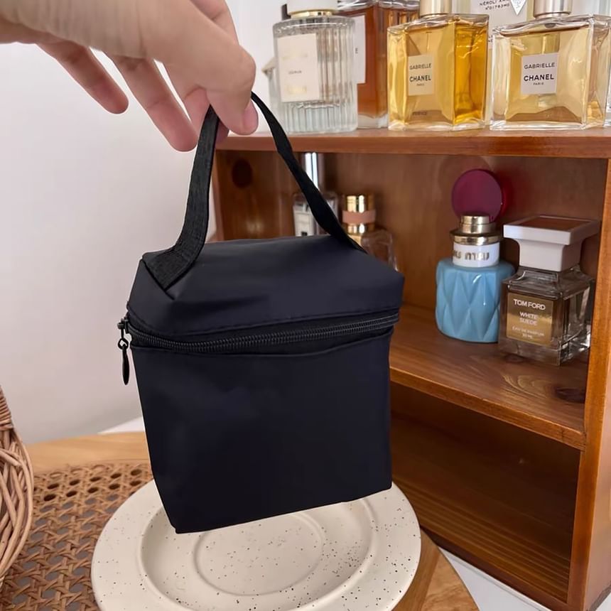 Plain Nylon Mini Makeup Bag