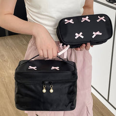 Ribbon Makeup Bag / Pencil Case / Pouch