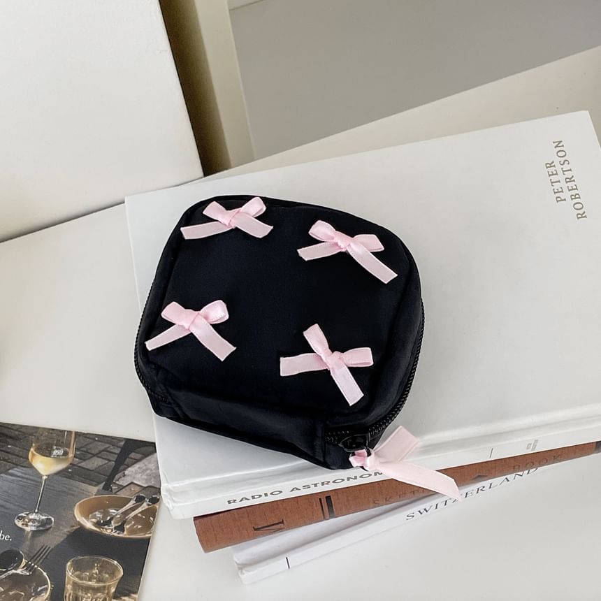 Ribbon Makeup Bag / Pencil Case / Pouch
