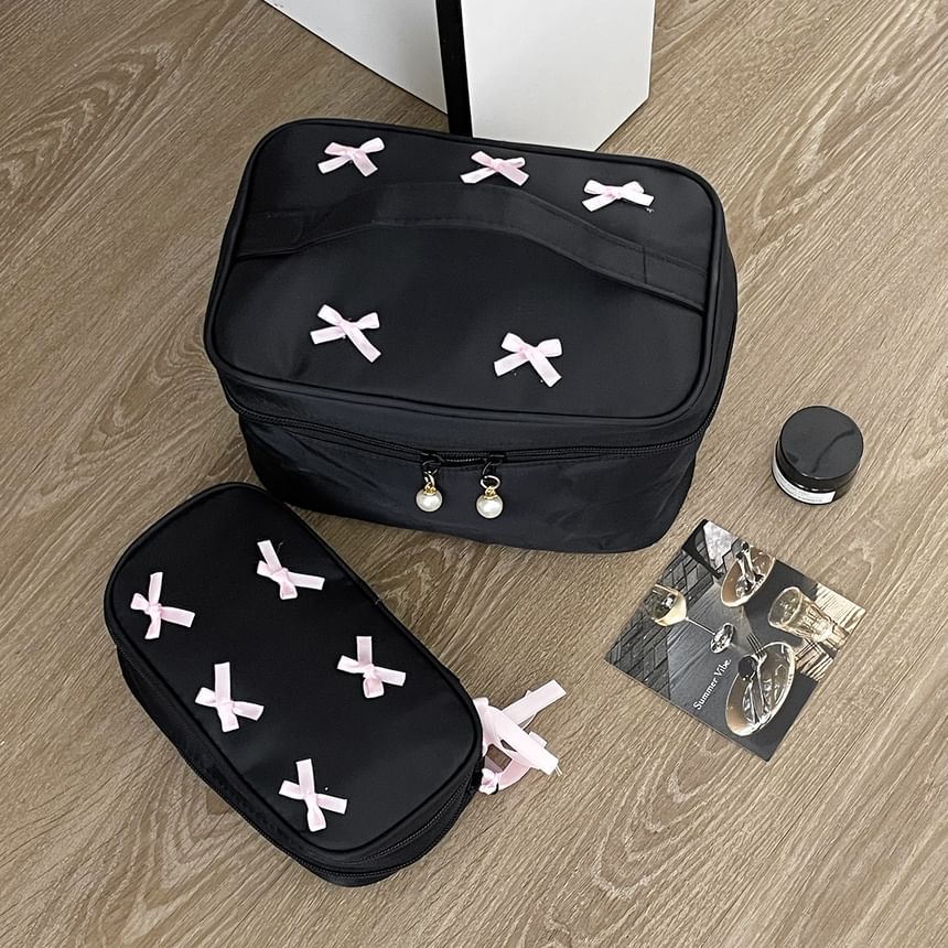 Ribbon Makeup Bag / Pencil Case / Pouch