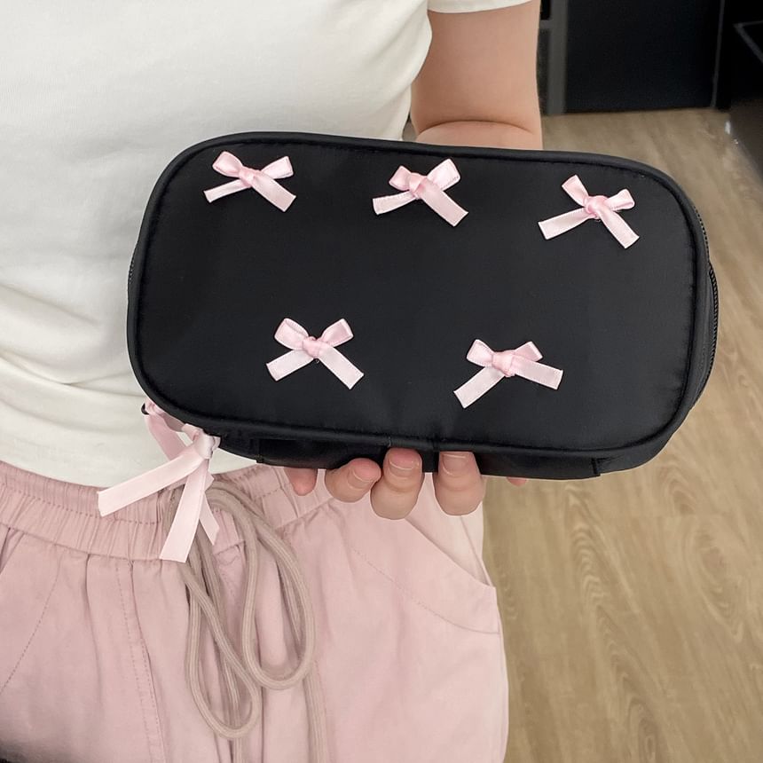 Ribbon Makeup Bag / Pencil Case / Pouch