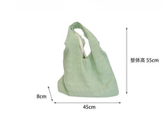 Plain Embroidered Tote Bag