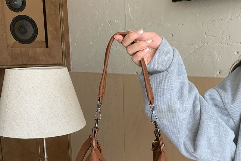 Leather Shoulder Faux Bag Tassel