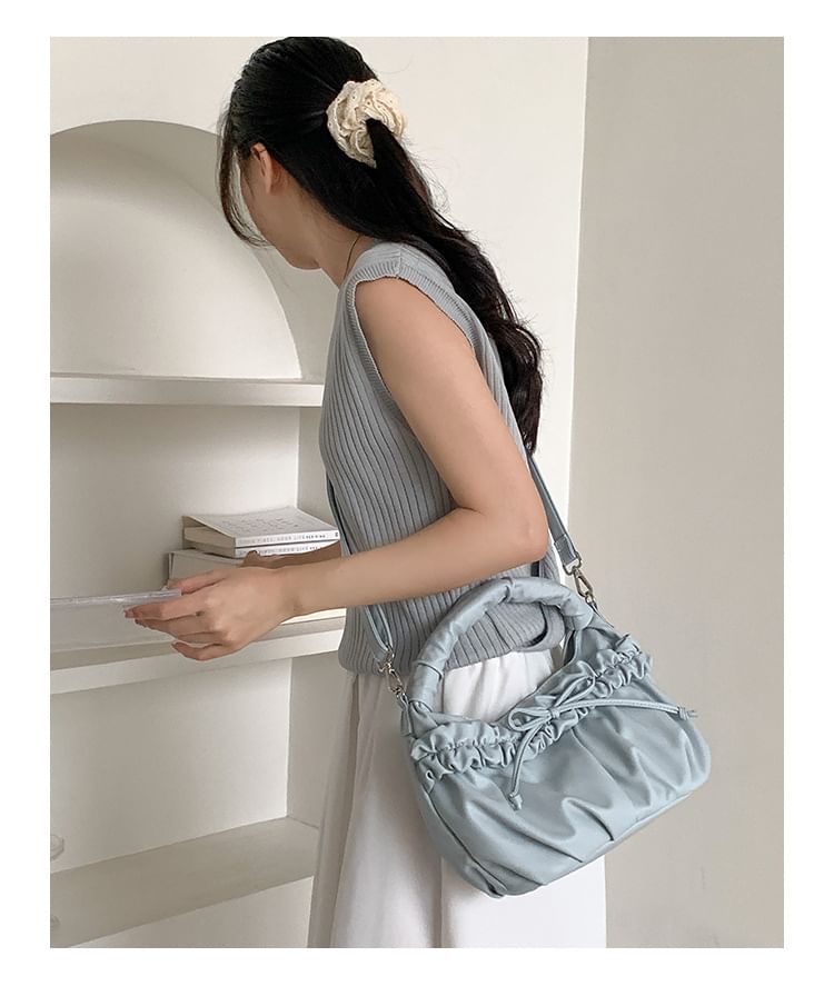 Bag Bow Shoulder Ruched