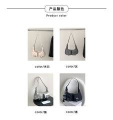 Shoulder Buckled Bag Multi-Pocket