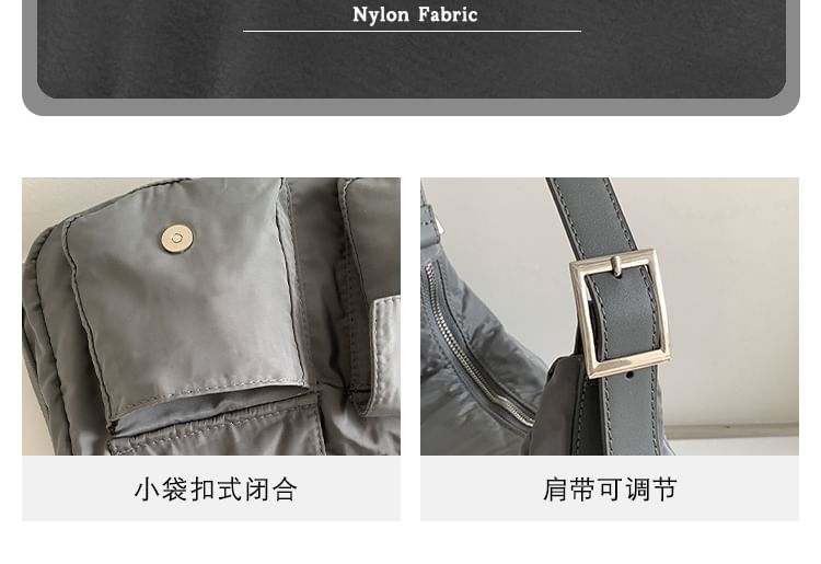 Shoulder Buckled Bag Multi-Pocket