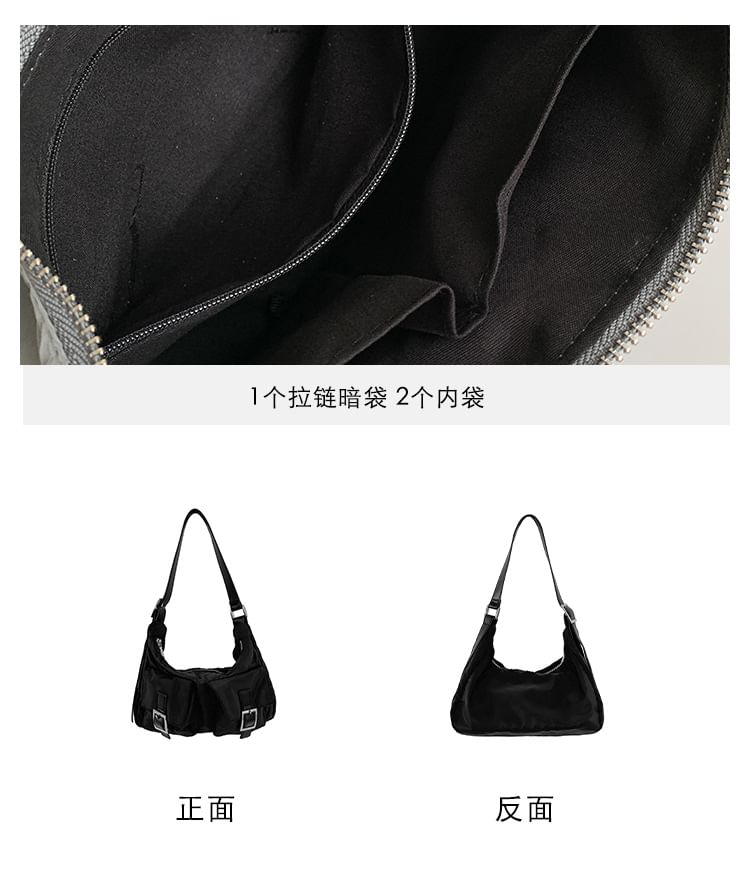 Shoulder Buckled Bag Multi-Pocket
