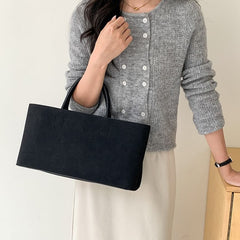 Tote Bag Suede Faux