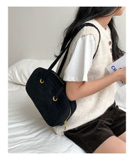 Suede Faux Shoulder Bag