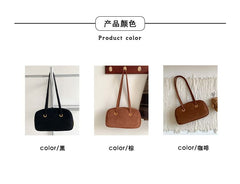 Suede Faux Shoulder Bag