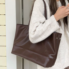 Bag Tote Leather Faux