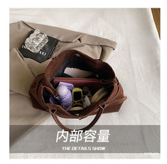 Bag Suede Tote Faux