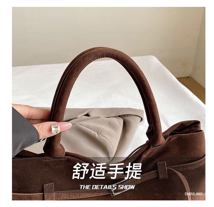 Bag Suede Tote Faux