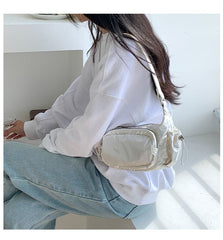 Drawstring Bag Plain Shoulder
