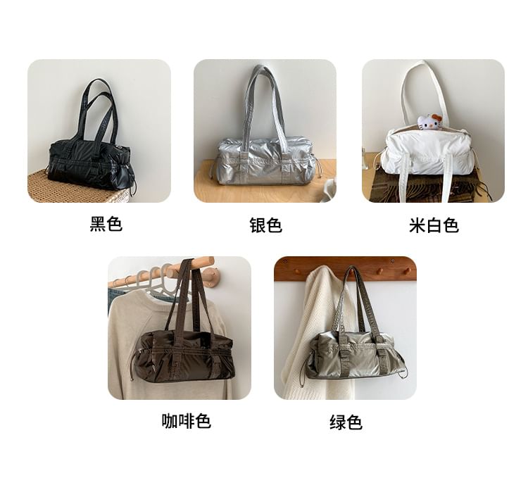 Bag Plain Shoulder Drawstring