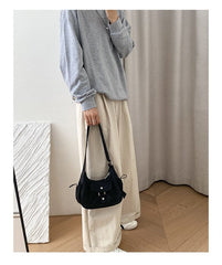 Bag Shoulder Drawstring Multi-Pocket