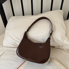 Shoulder Plain Bag Faux Leather