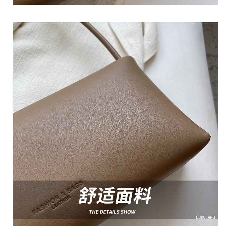 Leather Shoulder Bag Faux
