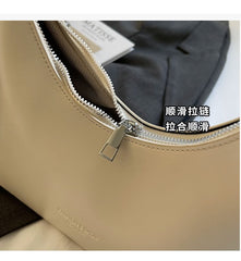 Faux Lettering Leather Shoulder Bag