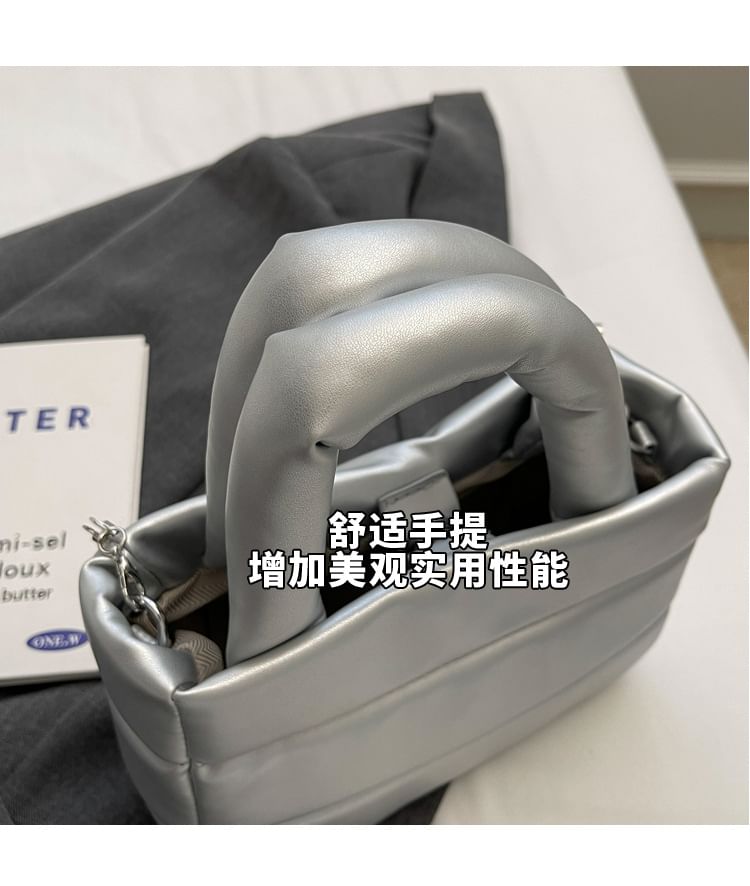 Bucket Top Bag Plain Handle
