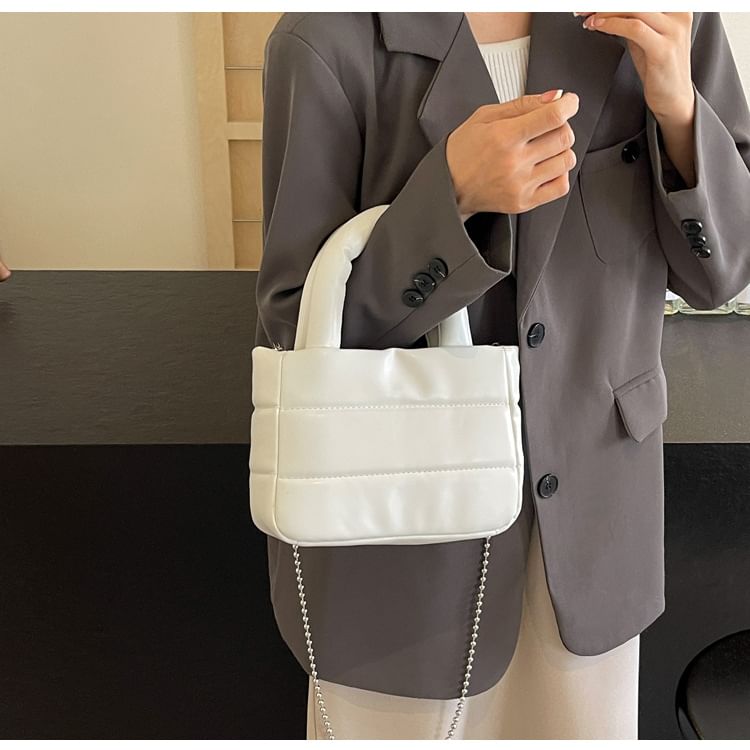 Bucket Top Bag Plain Handle