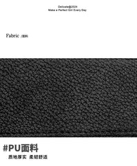 Faux Bag Shoulder Leather Plain