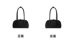 Faux Bag Shoulder Leather Plain